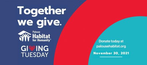 Support Palouse Habitat for Humanity this Giving Tuesday.