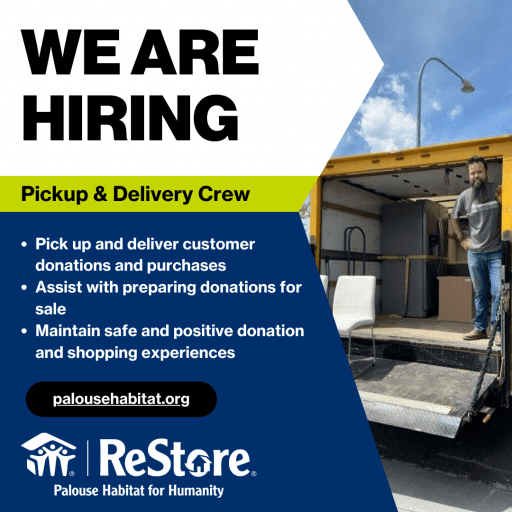 we're hiring pick up and delivery crew members